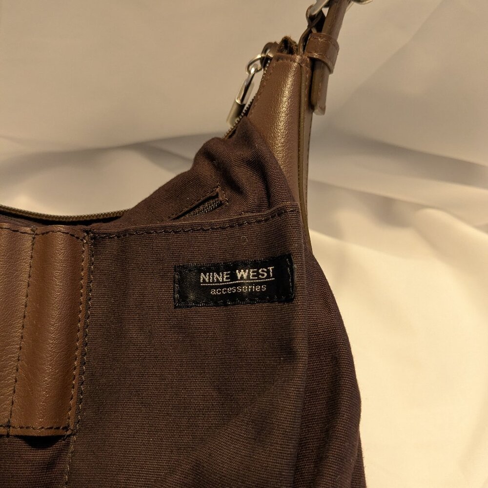 Nine West Brown Bag - Picture 5 of 9